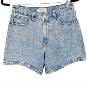 Abercrombie & Fitch Light Blue Jean Shorts
